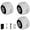 White-3Pc, variant on Secret Scope Camera, Secret Scope Security Camera, Outdoor Wireless 1080P HD WiFi and with Night Vision (Black-2Pc)