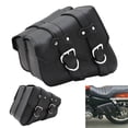 thumbnail image 2 of Riwesomey Alforja para motocicleta, resistente al desgaste, de viaje, de gran capacidad, portátil, impermeable, para cola de motocicleta, fácil Accesorios para motos Negro/Cabeza de leopardo, 2 of 6