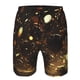 thumbnail image 3 of Balery Classical Golden Casino Traje de Baño Estilo Hawaiano para Hombre, Shorts de Secado Rápido con Bolsillos-XX-Large, 3 of 6