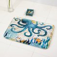thumbnail image 5 of Alfombrilla absorbente de agua antideslizante con estampado de animales marinos, alfombrilla para baño y cocina (3 #), 5 of 5