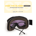 thumbnail image 6 of Snower Kids Ski Goggles - Over Glasses Ski/Snowboard Goggles for Youth - 100% UV Protection, 6 of 12
