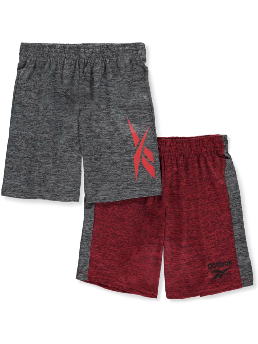 red reebok shorts