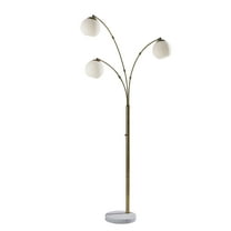 Adesso Home Brand Remi Arc Lamp in Antique Brass Color