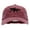 Wine, variant on Drone Pilot Embroidered Unstructured Pigment Dyed Cotton Cap - Wine OSFM