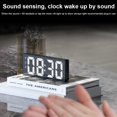 thumbnail image 3 of LED Digital Electric Dowtop Date Reloj Control de voz Alarma de plástico Alarma electrónica Decoraciones para el hogar Relojes Suministros Tipo de dormitorio 4 Inevent HA059409-04B, 3 of 7