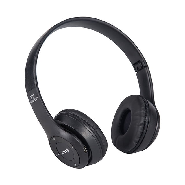 Auriculares inalámbricos plegables, auriculares connectura de conexión con tarjeta estable para deportes portátiles