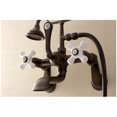 thumbnail image 3 of Kingston Brass AE59T5 7" Adjustable Wall Mount 2-Handle AE59T5, 3 of 7