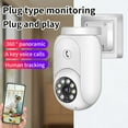 thumbnail image 4 of Cámaras inalámbricas de seguridad para exteriores e interiores, cámara de seguridad WiFi con visión nocturna a color de 1080P, detección de movimiento, monitor de cámara IP54 de Way Talk, 4 of 9