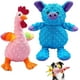 thumbnail image 1 of Juguetes de peluche para perros, paquete de 2 juguetes de peluche duraderos para perros, juguetes para masticar, compañero para perros, varios animales, 1 of 5