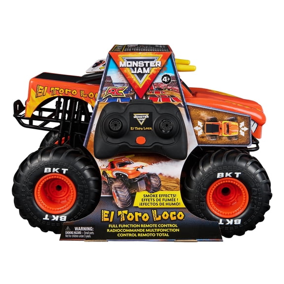 Vehículo de Control Remoto 1:15 Monster Jam Toro Loco