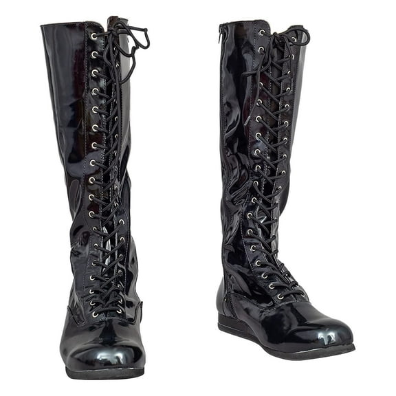 Pro Wrestling Lace-Up Costume Boots - Choice of Color