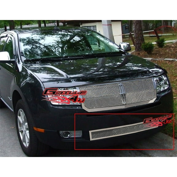 APS Compatible with Lincoln MKX 2007-2010 Lower Bumper Stainless Steel Chrome Mesh Front Grill Grille Insert L75227T