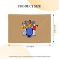 thumbnail image 5 of New Jersey Flag Sign Banner, Hanging Banners Backdrop Festive Party Decor for Indoor Outdoor, 47 x 71 Inches, 5 of 7
