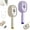 Purple+White, variant on Electric Spray Air Cushion Massage Comb, 2026 Enhanced Fog & Longer, Steam Hair Brush, Rechargeable Hair Straightener for Women Travel Home (White) (K)