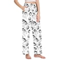 thumbnail image 2 of joogoo Women Cartoon Monkey Banana-1 Pajamas Pants Lounge Bottoms Pjs with Pockets M, 2 of 8