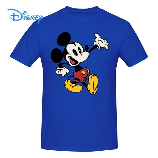 Disney Mickey Mouse Cartoon Creative T shirt Harajuku Short Sleeve T-shirt 100% Cotton Graphics Tshirt Brands Tee Top4XL Gao Jinjia LED