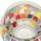 thumbnail image 2 of Handmade Mosaic Glass Candle Holder, Romantic Colorful Mosaic Glass Candle Holder for Home Bar Dinner Party Decor, 2 of 2