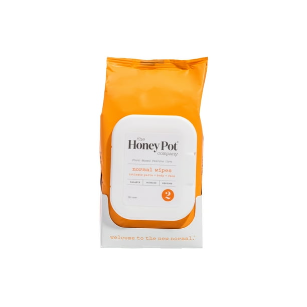 The Honey Pot Company Daily Normal Wipes, 30 count