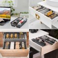thumbnail image 5 of ZALFLEX Silverware Drawer Organizer for Kitchen, Utensil Mesh Drawer Organizer with Interlocking Arm for Flatware, Knives, Pen, Cosmetic, 6PC, 5 of 9