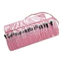 thumbnail image 1 of Juego de 32 pinceles de maquillaje con mango de plástico y bolsa para pinceles Pinceles de maquillaje Herramientas de maquillaje, 1 of 1