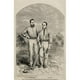 Posterazzi Stephenson & Caffyn HH Stephenson, 1833-1896 William Caffyn, 1828-1919 Anglais Cricketers les Deux Seuls Anglais Cricketers Qui Ont Visité à la Fois l'Amérique et Australie Imprimer d'Un – image 1 sur 1