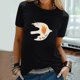 thumbnail image 2 of Camisetas sueltas de manga corta con estampado interesante para hombres y mujeres Fridja  bn3068, 2 of 4