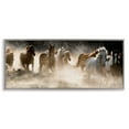 thumbnail image 5 of Stupell Industries Striking Horse Herd Galloping Rural Wildlife Photography Photograph Gray Framed Art Print Wall Art, Design by Danita Delimont, 5 of 5