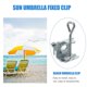 thumbnail image 3 of Soporte De Abrazadera Para Sombrilla Mejorado, Resistente, Para Banco, Patio, Con Clip Fijo, Para Playa, Pesca, Montaje De Sombrilla, Abrazadera Para Silla, 3 of 8