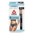 thumbnail image 2 of Reebok Women's Underwear Air Tech Performance Hipster Panties, 6-pack, Sizes XS-3XL, 2 of 7