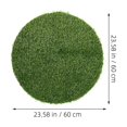 thumbnail image 2 of HOOWIFFY Outdoor Grass Rug Fake Grass Mat Green Synthetic For Users Needing Decor 1Set, 2 of 5