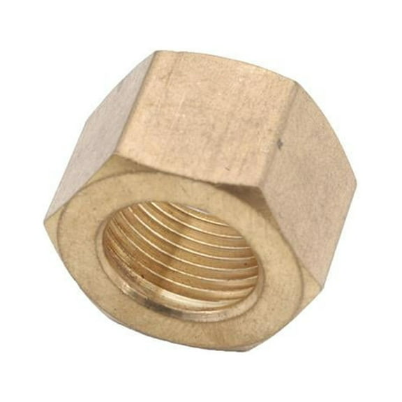 Anderson Metals 710061-06 Brass Compression Nut, Lead Free, 3/8 In., 3-Pk. - Quantity 10