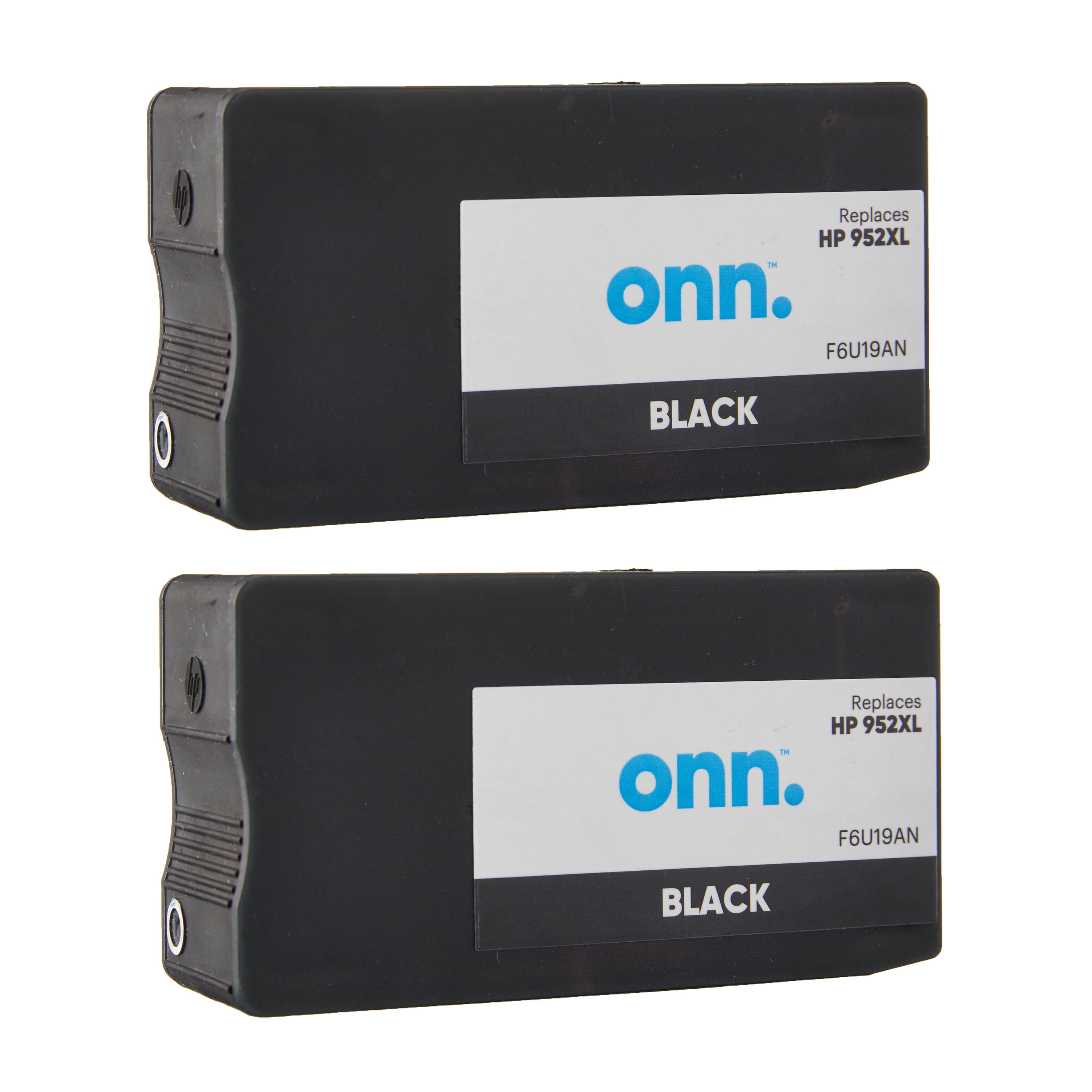 Remanufactured onn Ink Cartridges, HP 952XL Black, 2 Cartridges