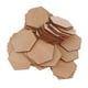 thumbnail image 2 of 50/100/200 piezas de MDF natural grueso con formas hexagonales para manualidades para hacer joyas. 50 piezas 50 mm, 2 of 9