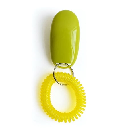 Quality 1 pcs Cute Mini with Wrist Strap Animal Training Dog Whistle Dog Toy Puppy Training Accessories Dog Clicker LIGHT GREEN