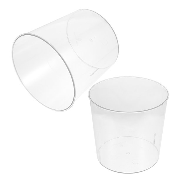 BESTYASH 2Ud Florero Cilíndrico Transparente Para Arreglos Y Almacenamiento De Plantas En El Hogar