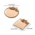 thumbnail image 4 of tredstone 2pcs/set Resin Tray Wide Application For Jewelry Cosmetics Essentials Neatly Organized Jewelry Trays, 4 of 6