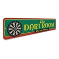 thumbnail image 3 of The Dart Room Novelty Decor, Metal Wall Sign - 4x18 Inches, 3 of 4