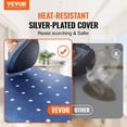 thumbnail image 2 of VEVOR Ironing Board 23.4x14.4in 51x13in & 55x15in with Storage Tray 4 Layers & 10 Adjustable Heights Blue, 2 of 5