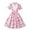 Pink, variant on LUOGENLI Girls Dresses Size 5-6 Kids ChildGirls Summer Short Sleeve Princess Dress Flower Print Casual Dress for Girls Girls Dresses 5T Summer Girls Dresses Size 12-14 Spring 9-10 Years