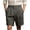 Gray, variant on Chino Shorts Men Pleated Front Golf Shorts Work Casual Shorts Lightweight Button Dress Short Pants with Pockets Brown M