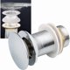 thumbnail image 3 of Pop Up Sink Plug Without Overflow Universal Copper Chrome Sink Drain Plug For Kitchens, Bath, Washbasin, Sink, 3 of 4