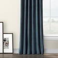 thumbnail image 5 of HPD Half Price Drapes Avalon Blue Heritage Plush Velvet Room Darkening Curtains for Bedroom & Living Room Curtains (1 Panel), Window Curtains 96 inches long, Rod Pocket Curtains & Drapes, 50W X 96L, 5 of 6