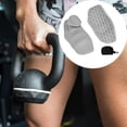thumbnail image 2 of Puños de silicona sin dedos para gimnasio, guantes antideslizantes para levantamiento de pesas, protección ergonómica para las manos para cross training, culturismo y gimnasia, 2 of 5