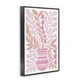 thumbnail image 3 of Stupell Industries Eclectic Pink Fronds Vase Black Framed Giclee Art, 12 x 18, by Martina Pavlova, 3 of 8
