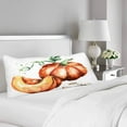 thumbnail image 2 of ABPHOTO Big Pumpkin with Seeds and Green Escape Body Pillow Covers Pillowcase 20x60 inch Watercolor Pumpkin Body Pillow Case Protector, 2 of 2
