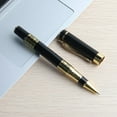 thumbnail image 1 of Senbaida Chinese Classical Style Metal Rollerball Pen, 0.5mm, Black Ink, Single Piece, 1 of 6