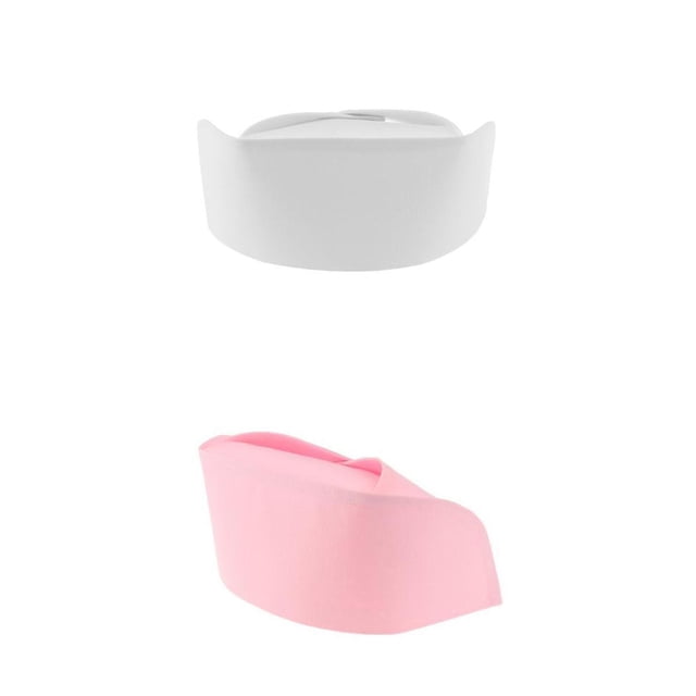 Gorro de enfermera Sunnimix 2 Uds Disfraz Accesorio Fiesta Blanco y Rosa