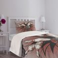 thumbnail image 3 of Ambesonne Bowling Party Quilted Bedspread Set 2 Pcs, Ball Crash Pins, Twin Size, Mauve Grey Red, 3 of 5