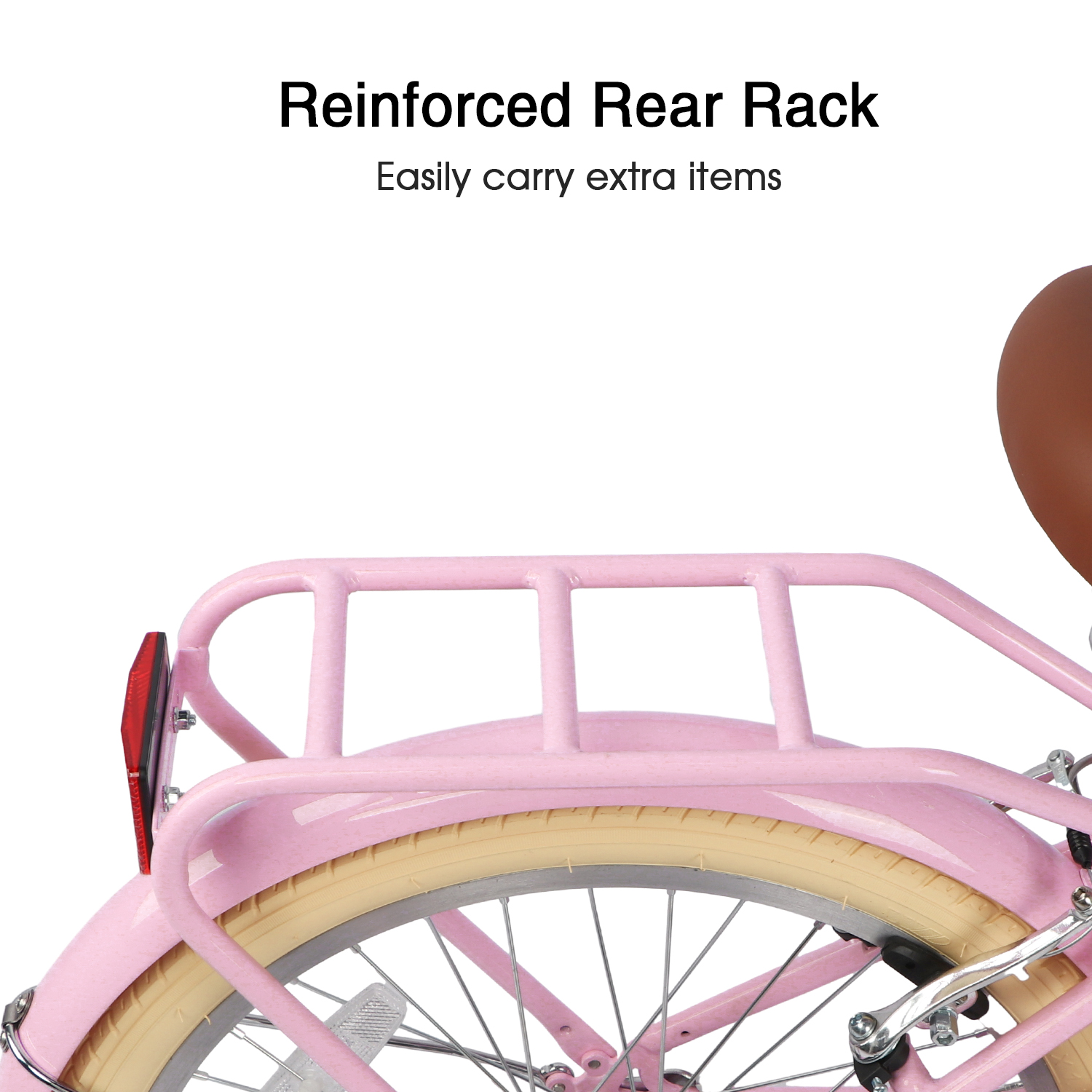 Glerc Missy 20-Inch Girl Cruiser Kids Bike, Pink photo 2