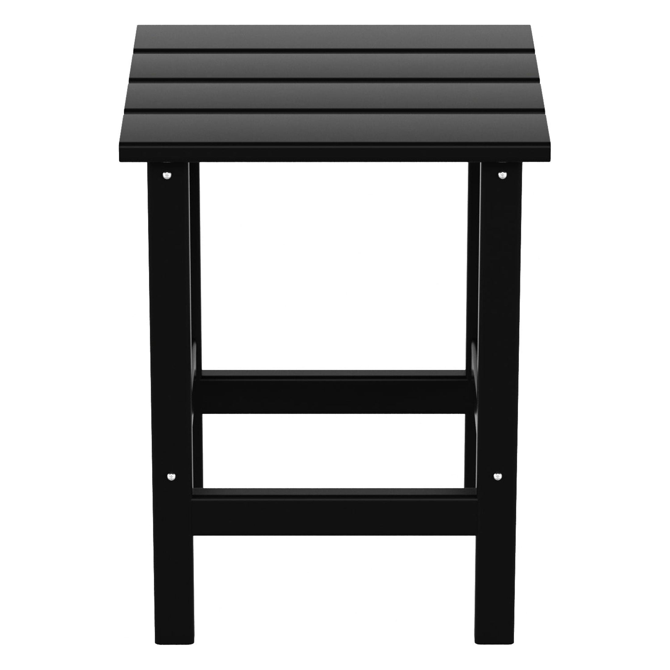 Westin Outdoor Patio Plastic Side Accent Table, Black